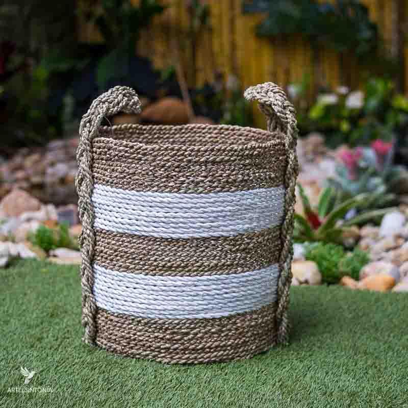 Cestaria Bali de Fibra Natural - Arte & Sintonia bali23, boho, Cestaria, facenews, fibras, lancamentos, Outros Home, PromoFibras