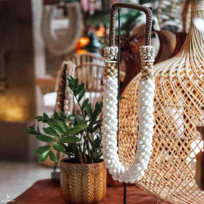 colar etnico decorativo artesanal bali esferas madeira conchas seashell ethnic handmade artesanatos boho importados indonesia artesintonia 2