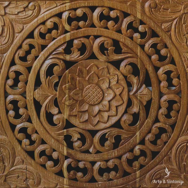 movel mobilia gabinete aparador decoracao balinesa bali objetos decorativos artesintonia madeira entalhada mandala patina boho rustico oriental artesintonia balinese wood carved carving entalhado 4