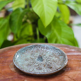 Incensário Mandala | Cerâmica - Arte & Sintonia arte decorativa, artes unicas, brasil design, ceramica, ceramicas, incensario