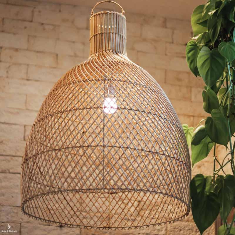 luminaria gorda larga fibras naturais home decor decoracao balinesa bali artesanal artesanato indonesia artesintonia 6