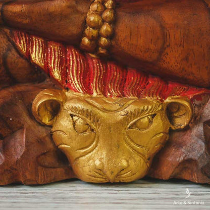 escultura estatua shiva madeira suar entalhada balinesa indonesia wood carving carved handycraft hindu divindade yoga chiva hinduismo decoracao studio casa meditacao artesintonia 8