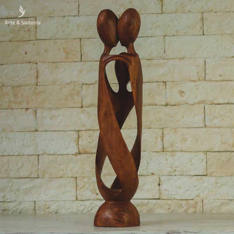 escultura familia abstrata 50cm home decor decorativa decoracao balinesa bali indonesia artesanal artesanato artesintonia 3