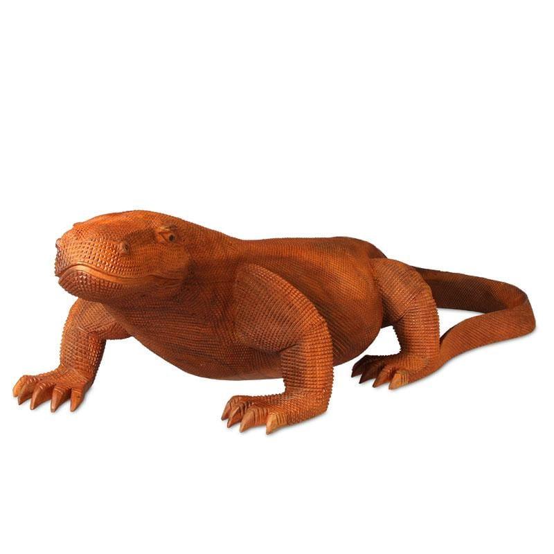 GL65 dragao de komodo madeira suar entalhado bali indonesia artesalan arte artesintonia 2