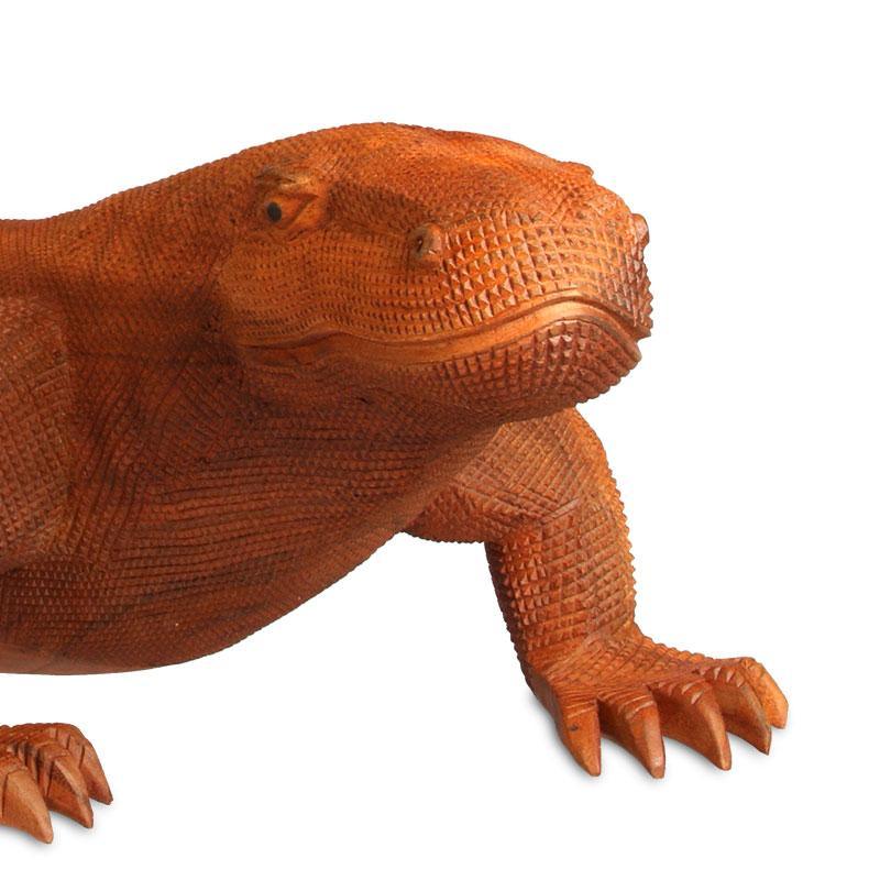 GL65 dragao de komodo madeira suar entalhado bali indonesia artesalan arte artesintonia 4