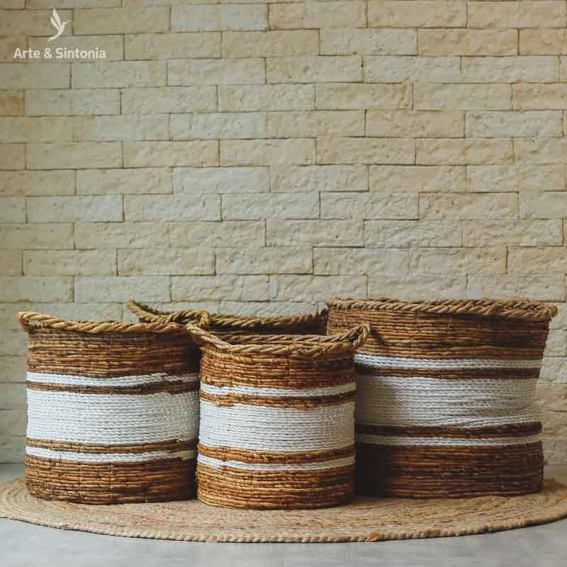 Cestaria de Fibra Natural | Bali - Arte & Sintonia bali23, boho, Cestaria, fibras, lancamentos, Outros Home, PromoFibras