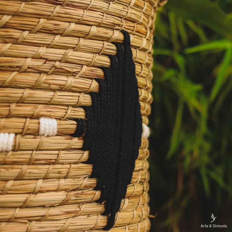 Cestaria de Palha Natural Étnica - Arte & Sintonia Bali, bali 22, bali2021, boho, Cestaria, Decor Home, fibra, fibras, lancamentos, Outros Home, PromoFibras