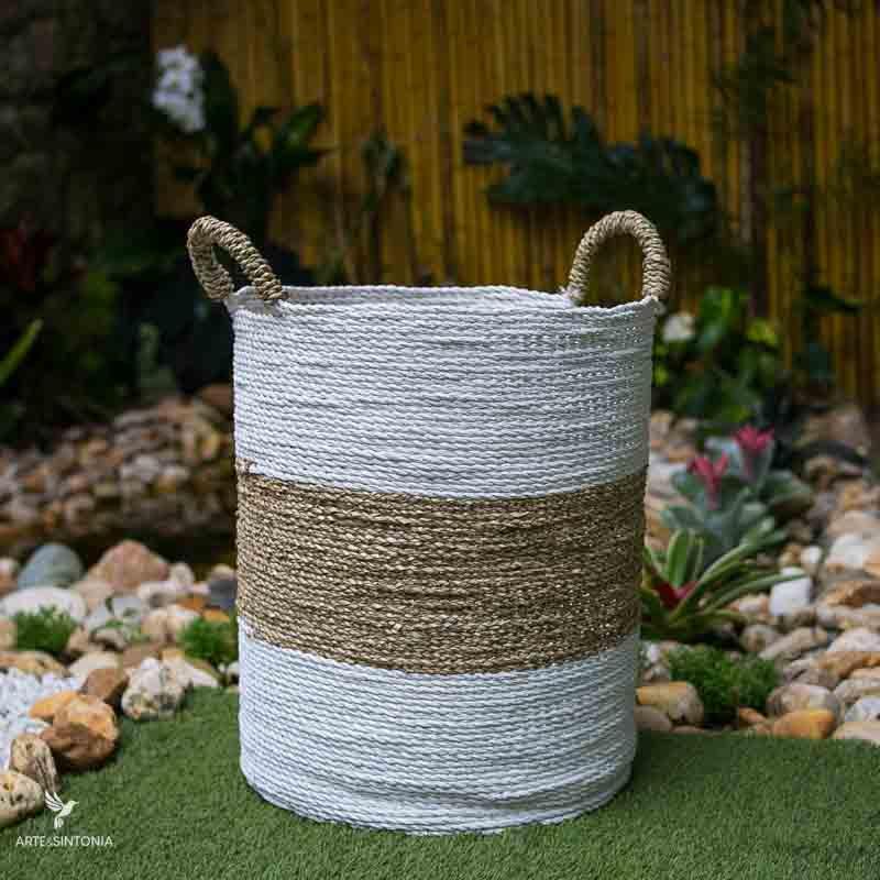 Cestaria Balinesa de Fibra Natural - Arte & Sintonia bali23, boho, Cestaria, facenews, fibras, lancamentos, Outros Home, PromoFibras