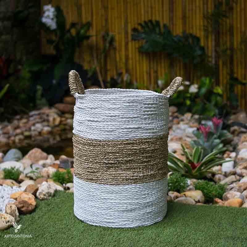 Cestaria Balinesa de Fibra Natural - Arte & Sintonia bali23, boho, Cestaria, facenews, fibras, lancamentos, Outros Home, PromoFibras