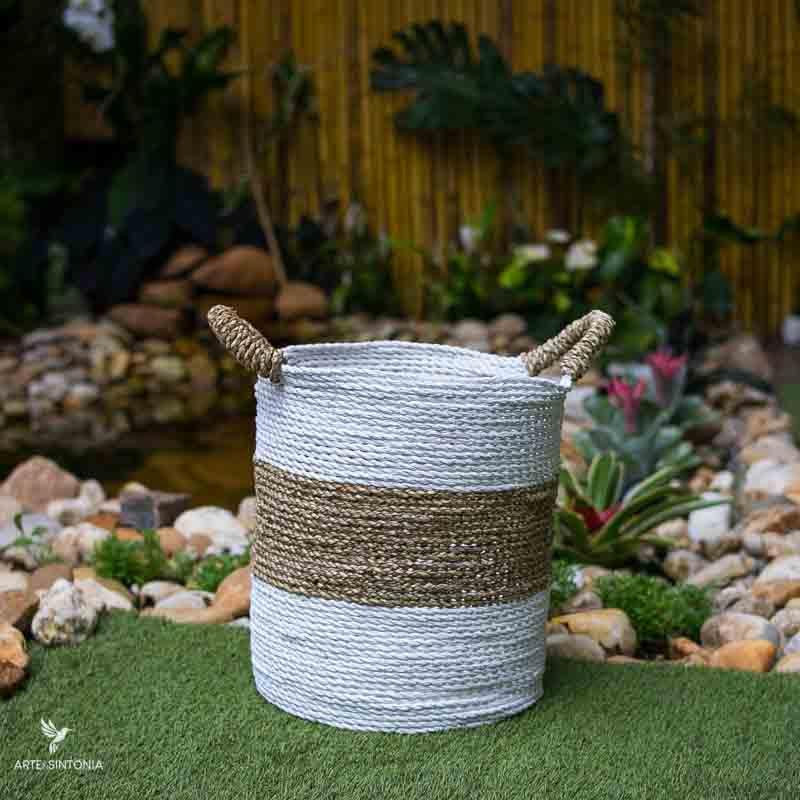 Cestaria Balinesa de Fibra Natural - Arte & Sintonia bali23, boho, Cestaria, facenews, fibras, lancamentos, Outros Home, PromoFibras