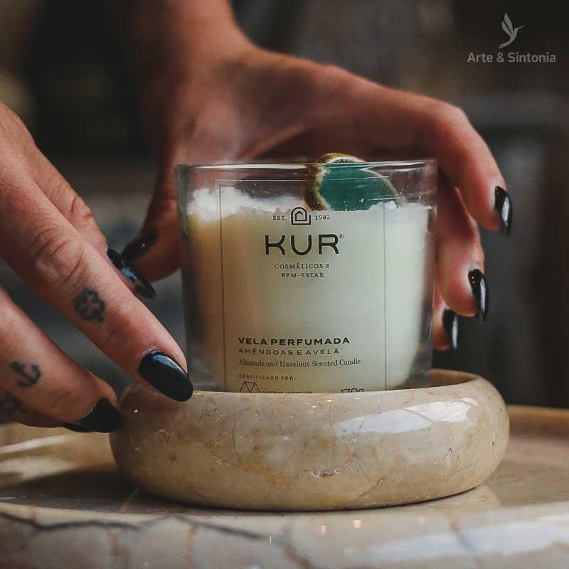 vela kur cosmeticos e bem estar candle amendoa e avela gramado rio grande do sul brasil