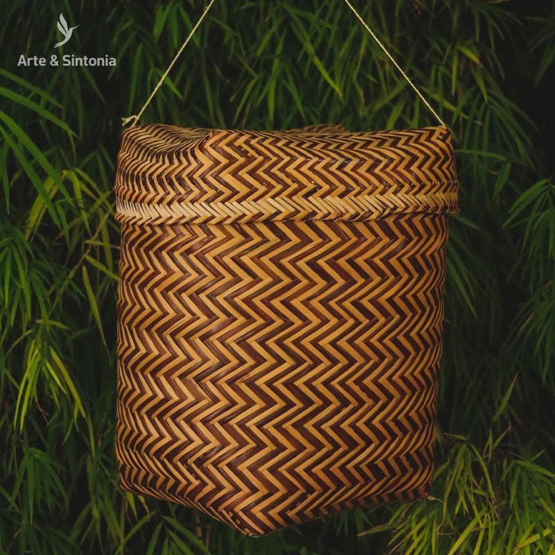 cesto cestaria pankara pakara cesta indigena decoracao etnica urutu artefatos etnicos decorativos artesintonia artesanatos brasileiros 5