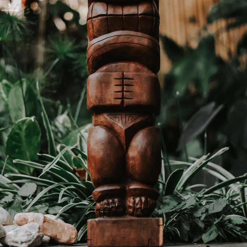 totens tiki hawaii madeira itauba decorativa artesanal eduardo marchiori artesao brasil artesintonia 4