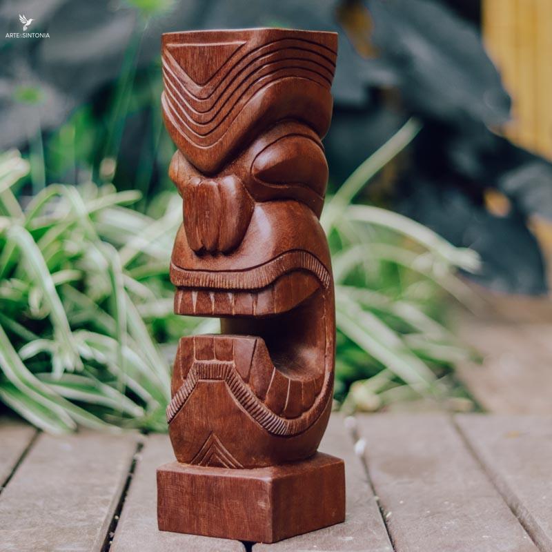totens tiki hawaii madeira itauba decorativa artesanal eduardo marchiori artesao brasil artesintonia 2