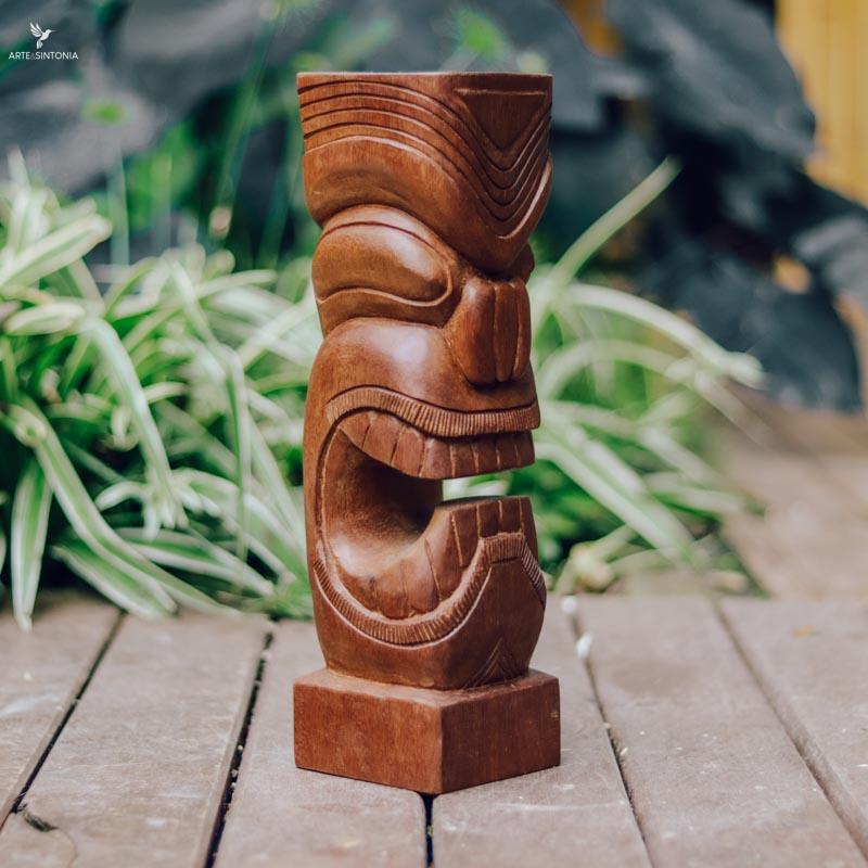 totens tiki hawaii madeira itauba decorativa artesanal eduardo marchiori artesao brasil artesintonia 3