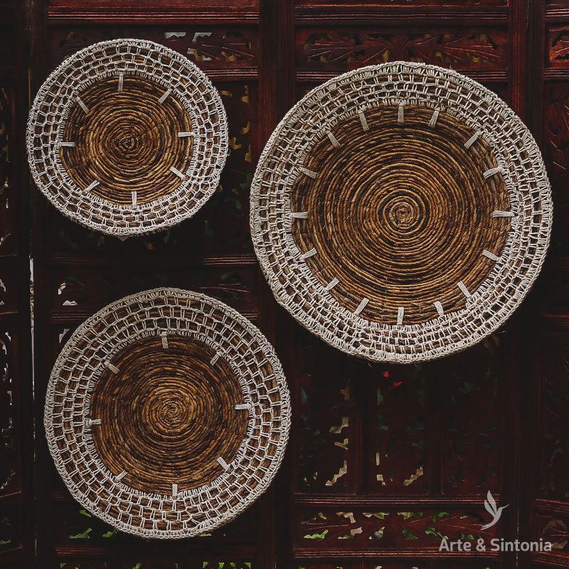 Cestaria De Parede Bali | Boho - Arte & Sintonia Bali, bali23, boho, Cestaria, Decor de Paredes, Decor Home, fibras, PromoFibras