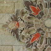 Painel em Madeira Floral Antik | Bali - Arte & Sintonia bali 22, decor de paredes, floral, madeira, mandala