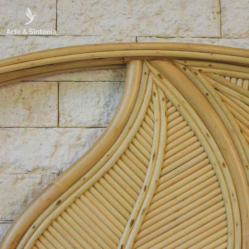 cabeceira de cama floral mobiliario balines quartos boho flores rattan fibras naturais artesintonia 4