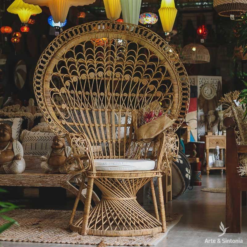 cadeira pavao rattan natural artesanal peacock chair balinese movel moveis decorativos 1 bali indonesia home decor decoracao artesintonia boho poltrona