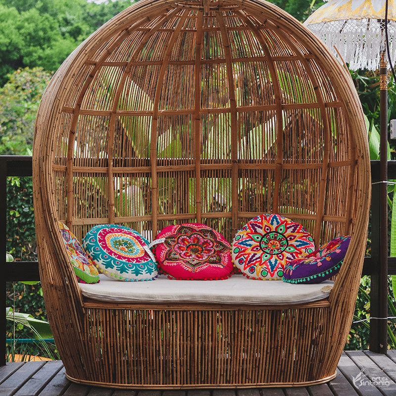 UN1 19 ninho rattan decorativo home decor artesanato bali arte indonesia moveis artesintonia 3