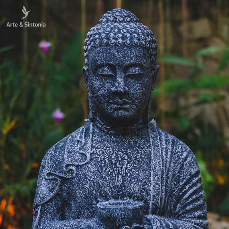 escultura buddha buda fibrocimento para jardim home decor decoracao balinesa bali garden decoracao zen artesintonia objetos misticos 7