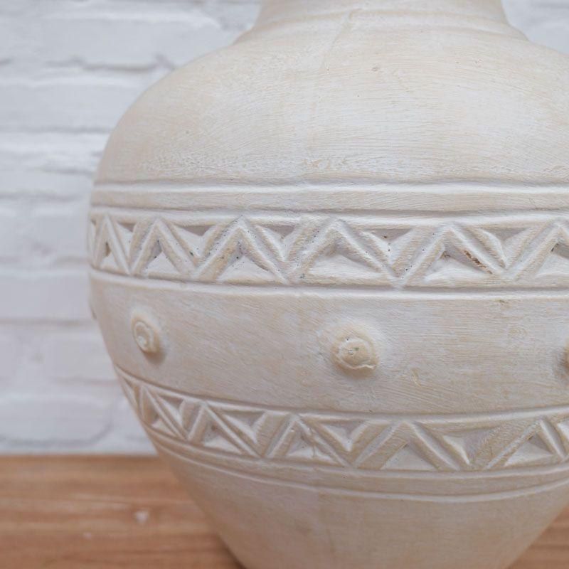 terracota jarro étnico branco boho decoração balinesa indonésia jardim jar terracotta garden loja comprar artesintonia