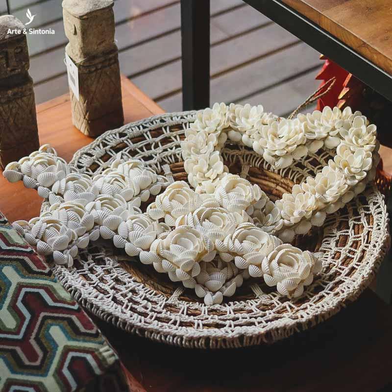 Coração de Conchas Boho | Bali - Arte & Sintonia bali23, boho, conchas, Decor de Paredes, newfake