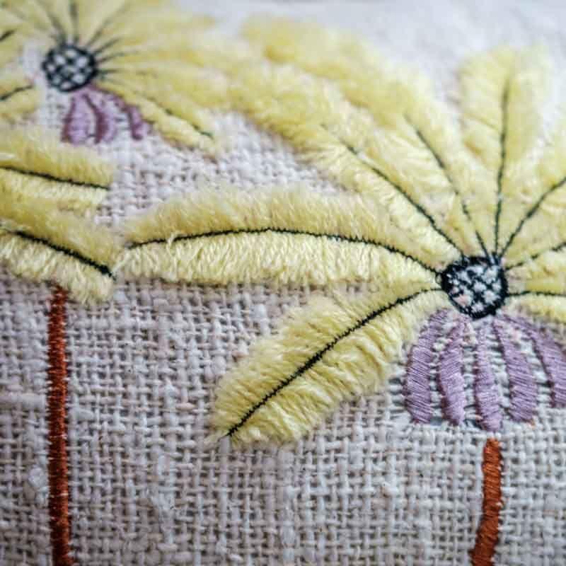 capa almofada bordado conforto boho artesanato têxtil balinesa indonésia art balinese embroidery loja comprar artesintonia