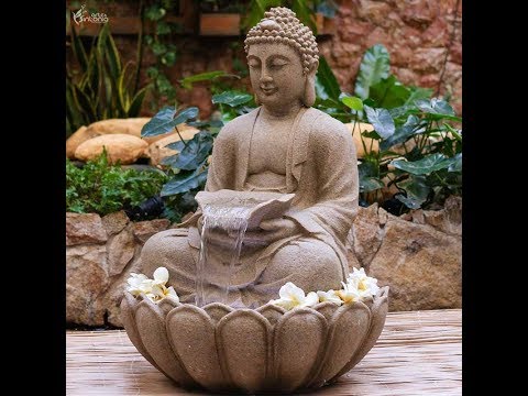 Fonte Decorativa Buda Pó de Pedra