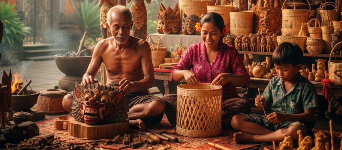 Artesanato Balinês: Histórias Esculpidas à Mão