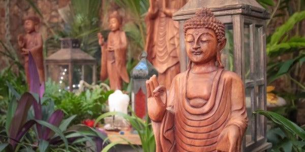 escultura-decoração-buddha-balinesa-madeira