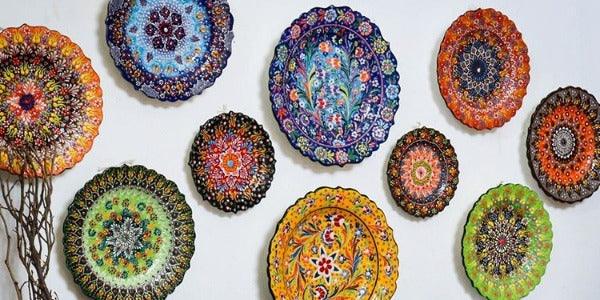 prato-de-parede-ceramica-turca-pintura-floral-artesanal