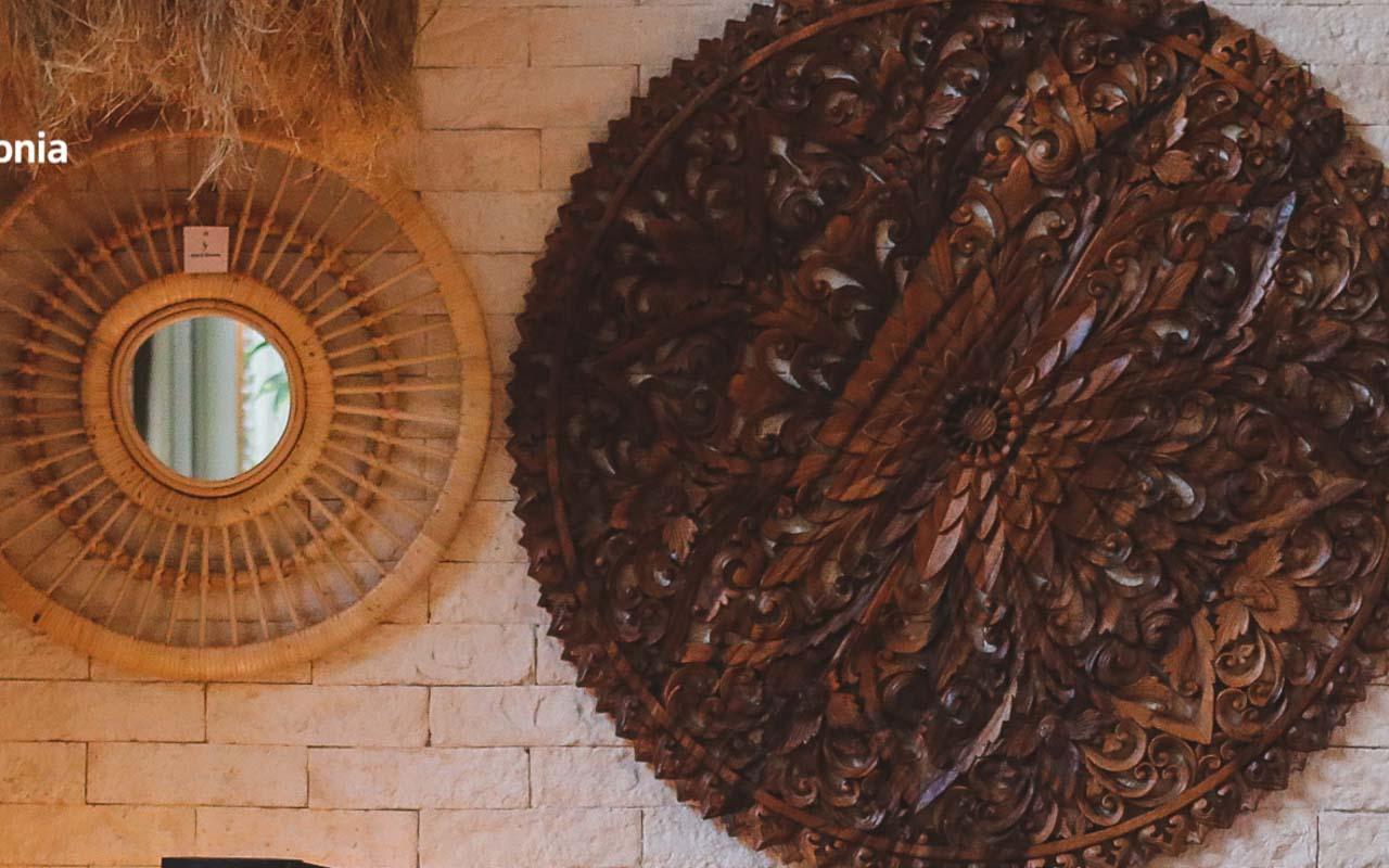mandalas para decoracao de paredes artesanais entalhadas madeira suar balinesa artesintonia