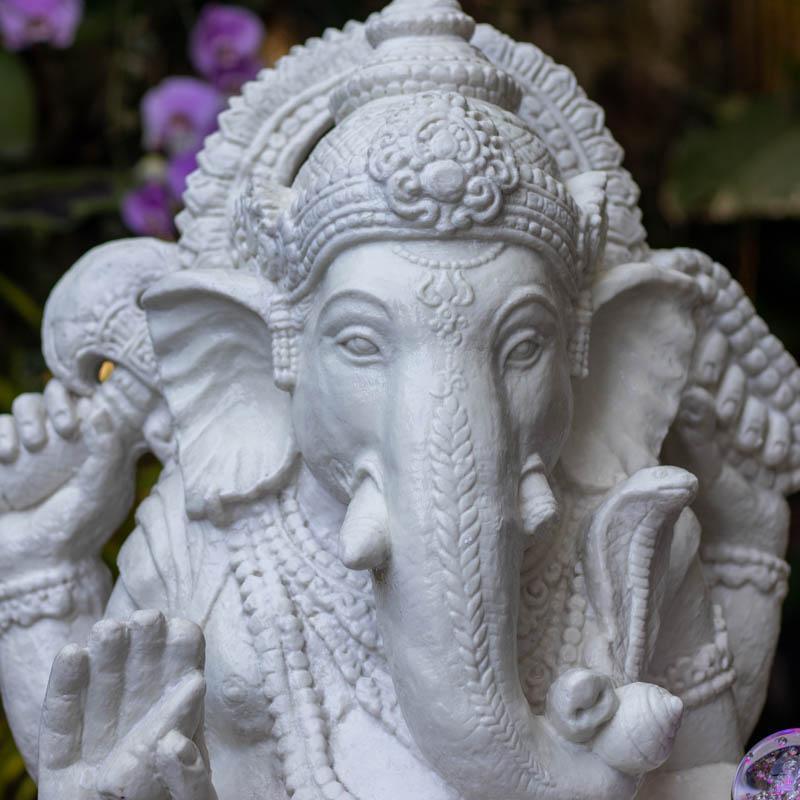 Fonte Ganesha Hari Em Marmorite - Arte &amp; Sintonia 2021, Brasil, Divindades Hindu, Estrela Dagua, Ganesh, Ganesha, Marmorite