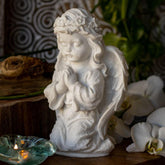 escultura anjo oracao paz religião marmorite beleza divina asas fe proteção conexão oração anjo escultura 03
