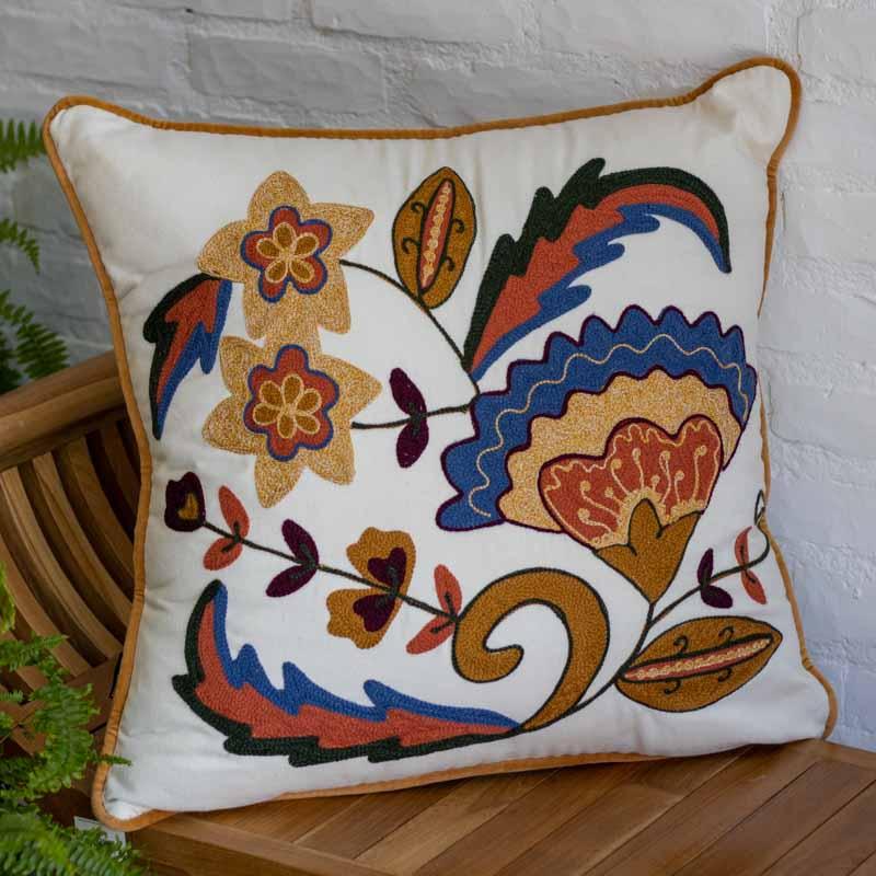 capa almofada artesanal boho algodao poliéster brasil tecelagem textil decoração casa loja artesintonia 04