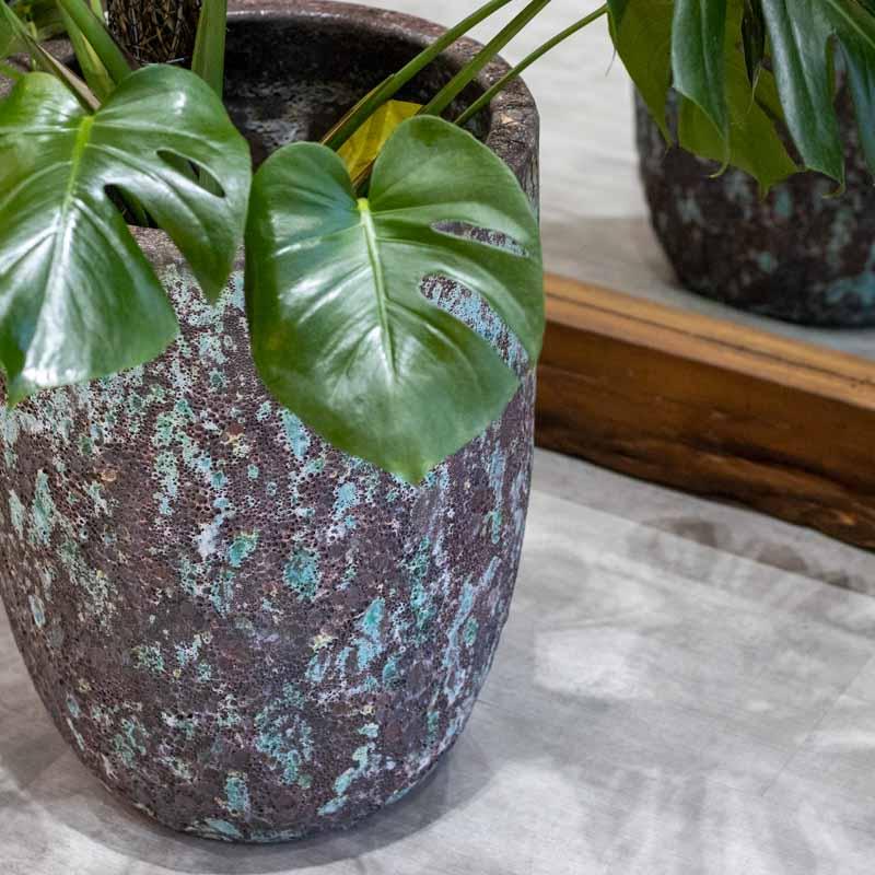 vaso jardim ceramica artesanal textura jardim decoração casa plantas artesintonia vaso de cerâmica 02
