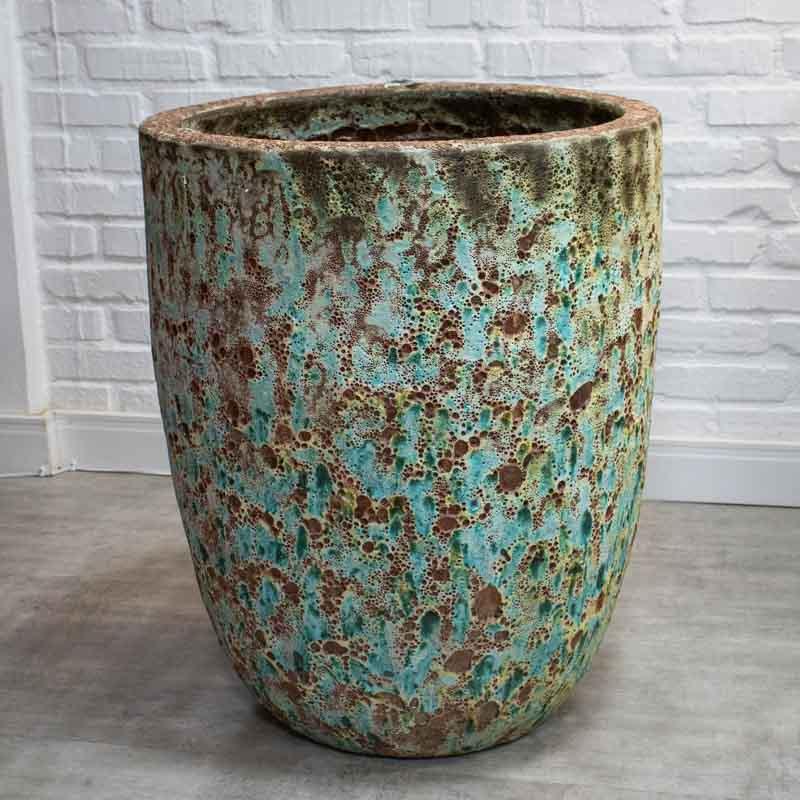 vaso jardim ceramica artesanal textura jardim decoração casa plantas artesintonia vaso de cerâmica 01