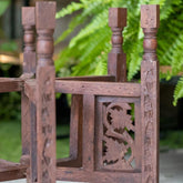 suporte madeira indiano decorativo plantas vasos mesa casa jardim zen estilo entalhado loja artesintonia 02