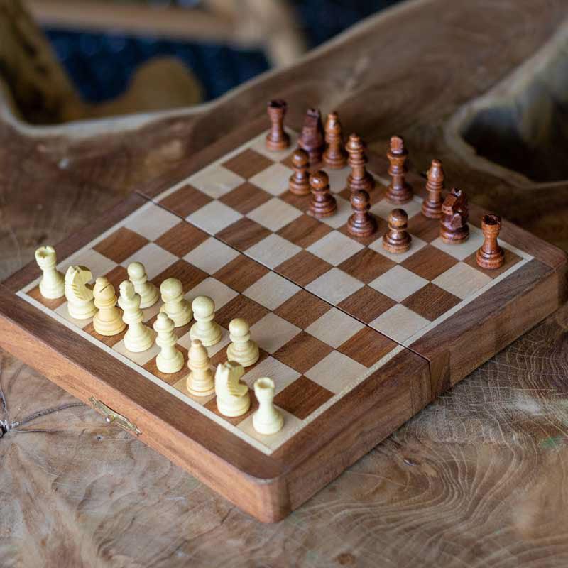 tabuleiro xadrez madeira jogo estrategia prtatil dobravel estrategia decoracao escritorio loja artesintonia 06