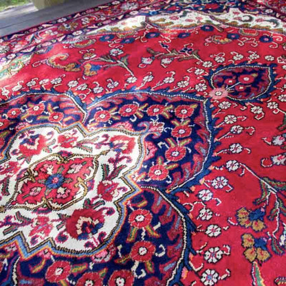 tapete artesanal iraniano arte decoracao casa tradicao cultura textil algodao persa tecelagem beleza loja artesintonia 03