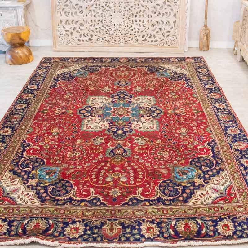 tapete tabriz iraniano artesanal tradicao textil cultura cores la algodao seda tecelagem manual decoracao casa loja artesintonia 01