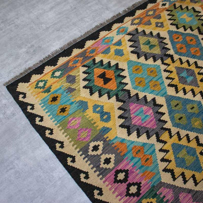 tapete kilim afgan textil fibranatural algodao artesanal cultura tradição etnico beleza artesintonia loja tapete colorido feito à mão 03