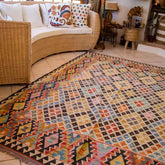 tapete kilim iraniano algodao la seda tecelagem textil tradicao cultura cores artesanal loja artesintonia 02