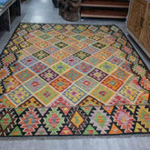 tapete kilim iraniano algodao la seda tecelagem textil tradicao cultura cores artesanal loja artesintonia 03