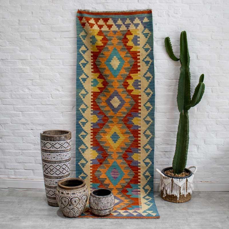 passadeira kilim artesanal iraniana arte decoração casa tradição cultura textil algodao persa tecelagem beleza loja artesintonia 01