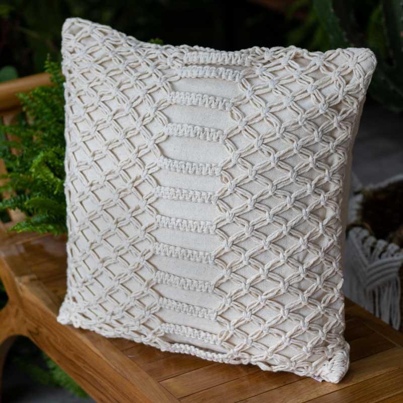 capa almofada algodao artesanal brasil macrame croche decoracao casa sala quarto moderna textil 01