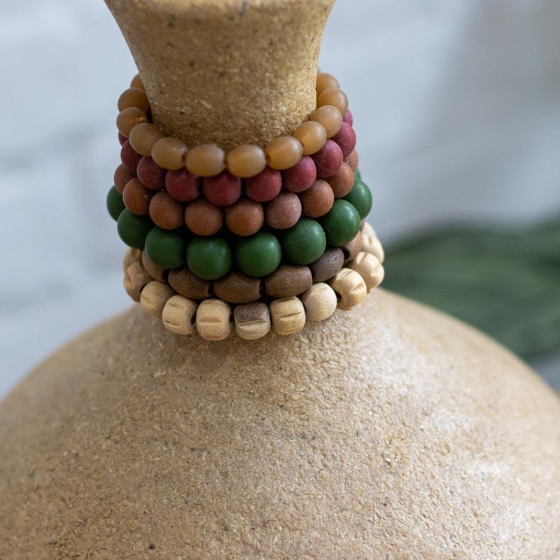 vaso ceramica cachepot decoracao casa jardim reciclavel sustentavel micangas contas artesanal brasil loja artesintonia 02