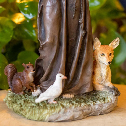 escultura santo sao francisco religiao cultura brasil resina decoracao altar devocao animais veterinario protecao rezar comprar estatua loja artesintonia 02
