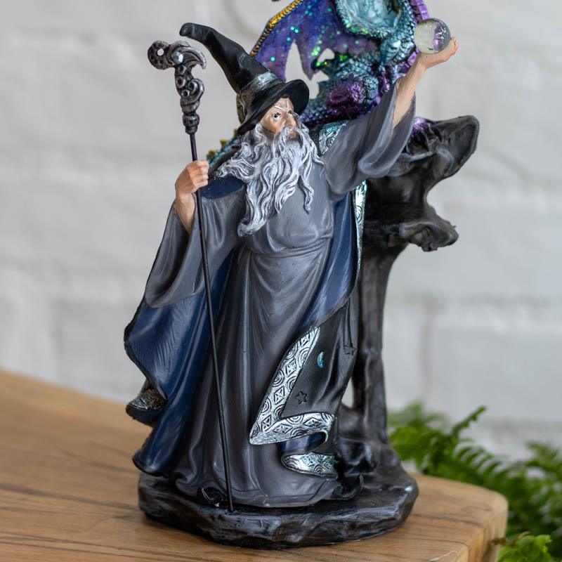 mago merlim resina escultura artesanal china decoracao magia feitico mitolgia dragao cristal loja artesintonia 04